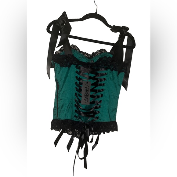 Dolls Kill / Widow Elegant Gothic Corset - Picture 2 of 4